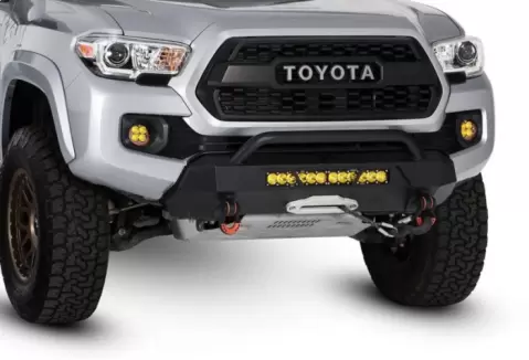 Body Armor TC-19339 HiLine Series Winch Front Bumper for Toyota