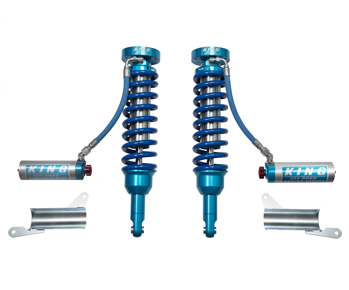 25001-243A King 2.5 Front 2.5 Remote Reservoir Coilovers for 10+4Runner with Adjuster (with KDSS)