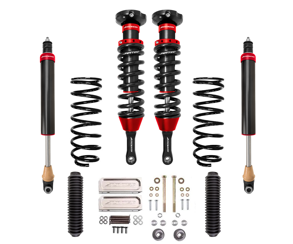 Toytec Midnight Aluma Series 2.5 Performance 2-3" Lift Suspension System for 2010-2024 4Runner