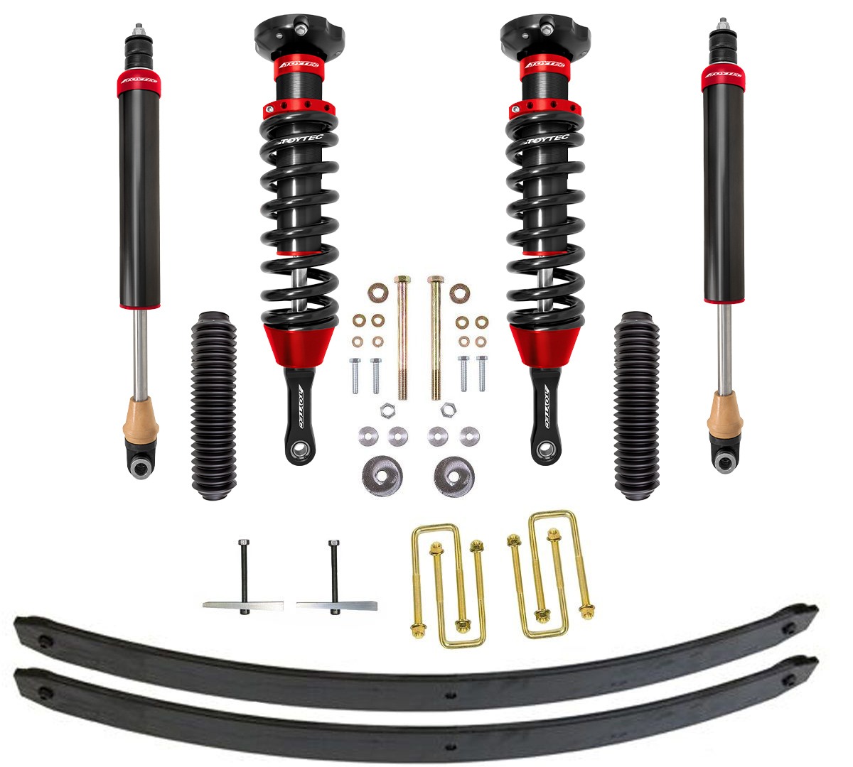 Toytec Midnight Aluma Series 2.5 Performance Suspension System 2-3" Lift Kit for 2005-2023 Tacoma