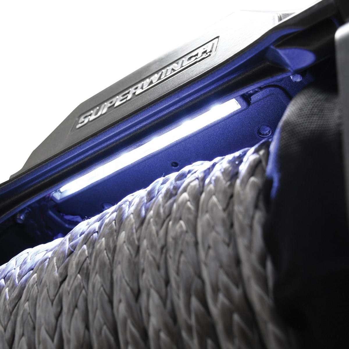 1710201 - Superwinch SX10SR 10000 LBS 12V DC 3/8in x 80ft Synthetic Rope Winch