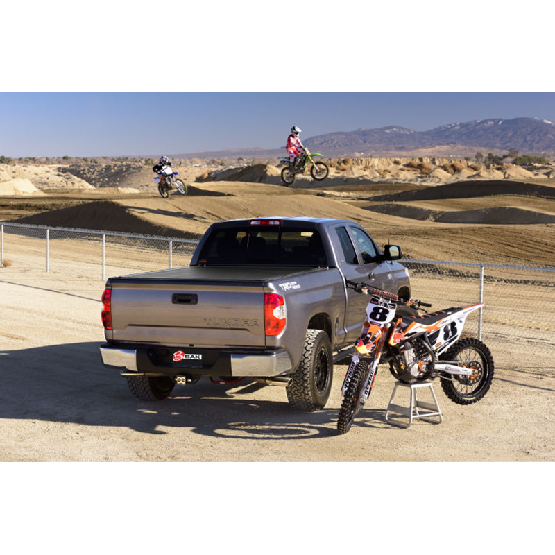 BAK Industries 39440 Revolver X2 5'7" Truck Bed Cover with or without Deck Rail System for Toyota Tundra 2022-2023