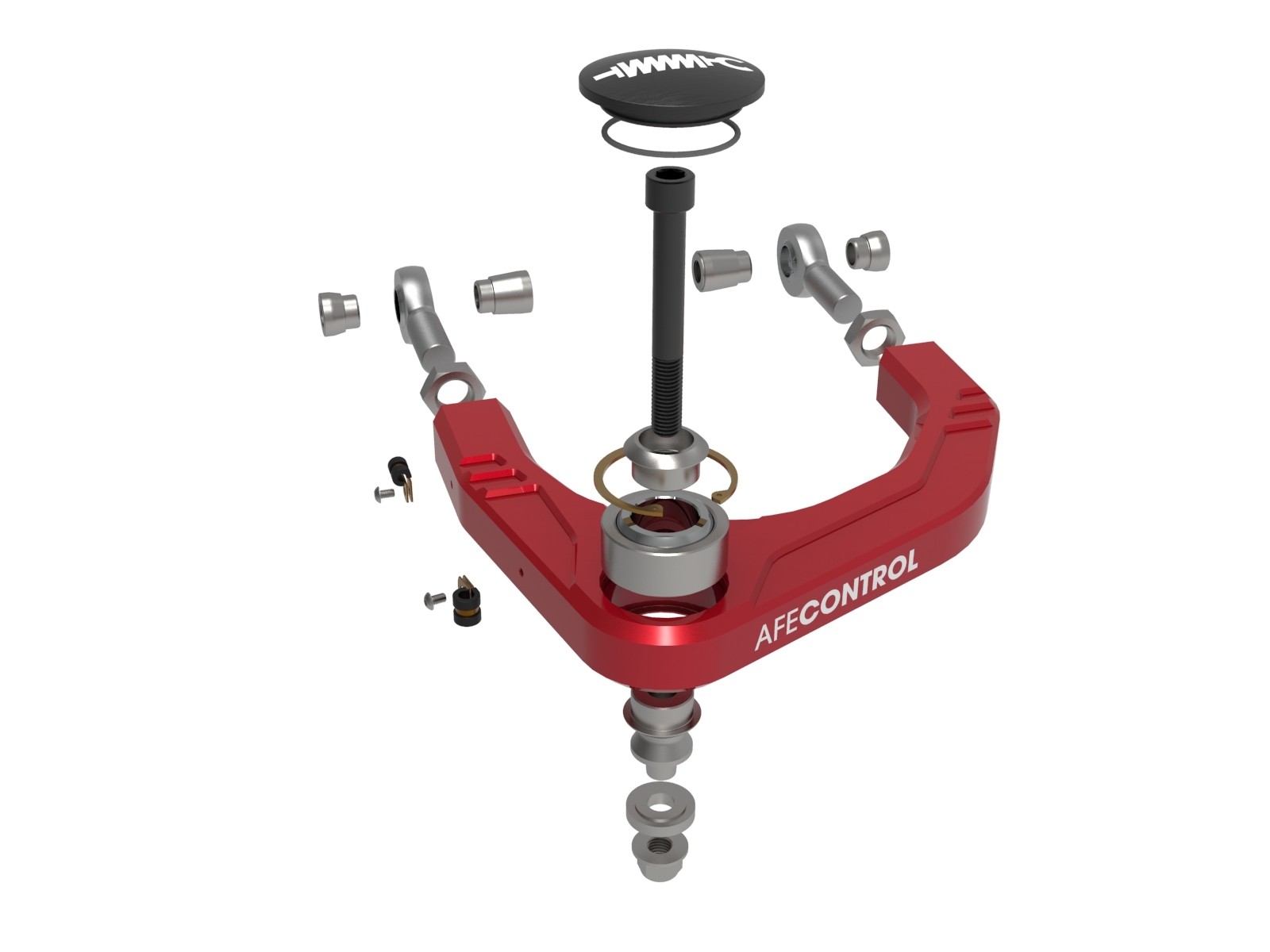 460-72T005-R - aFe Control Upper Control Arms - Red Anodized Billet Aluminum 22-23 Tundra/23 Sequoia