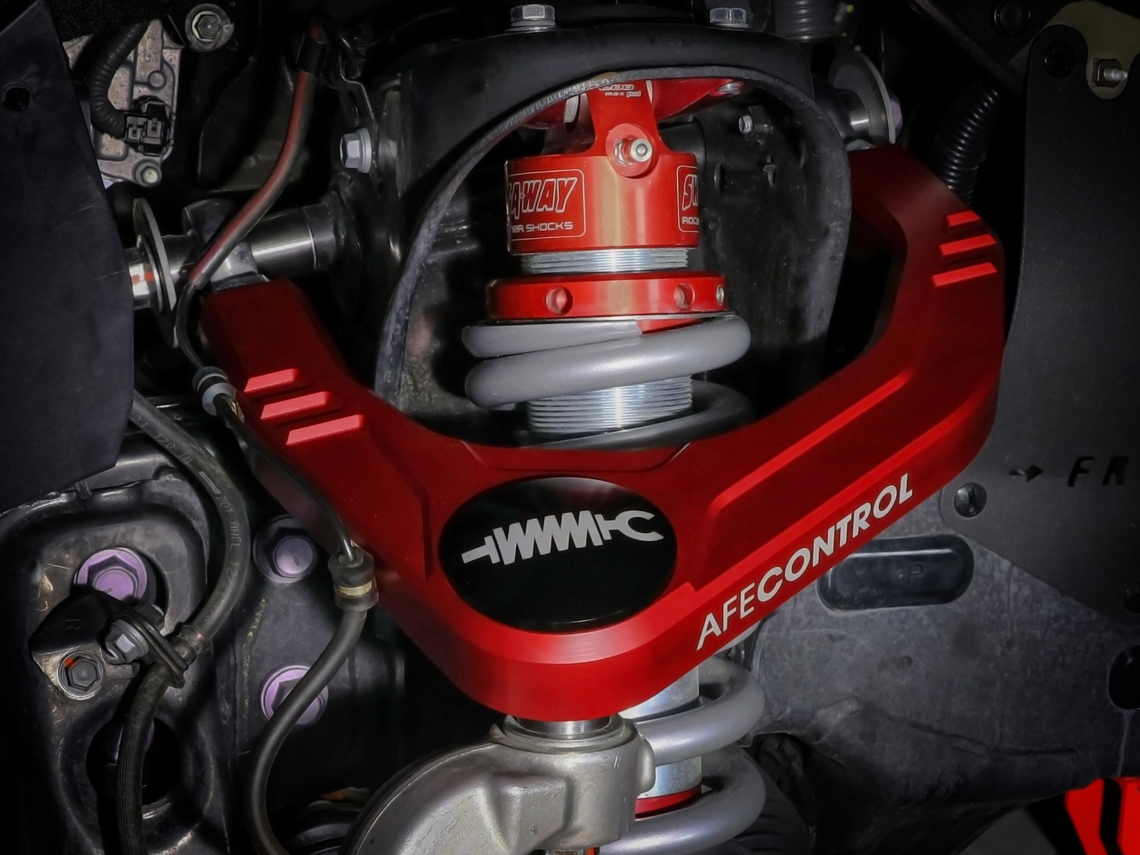 460-72T005-R - aFe Control Upper Control Arms - Red Anodized Billet Aluminum 22-23 Tundra/23 Sequoia