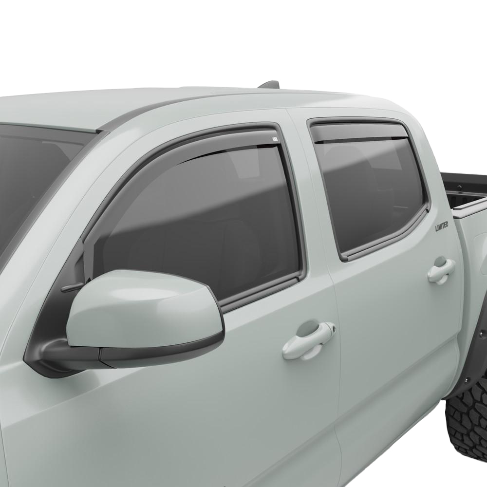 EGR 575081 Front and Rear Set In-Channel Window Visors for Toyota Tacoma 2016-2023
