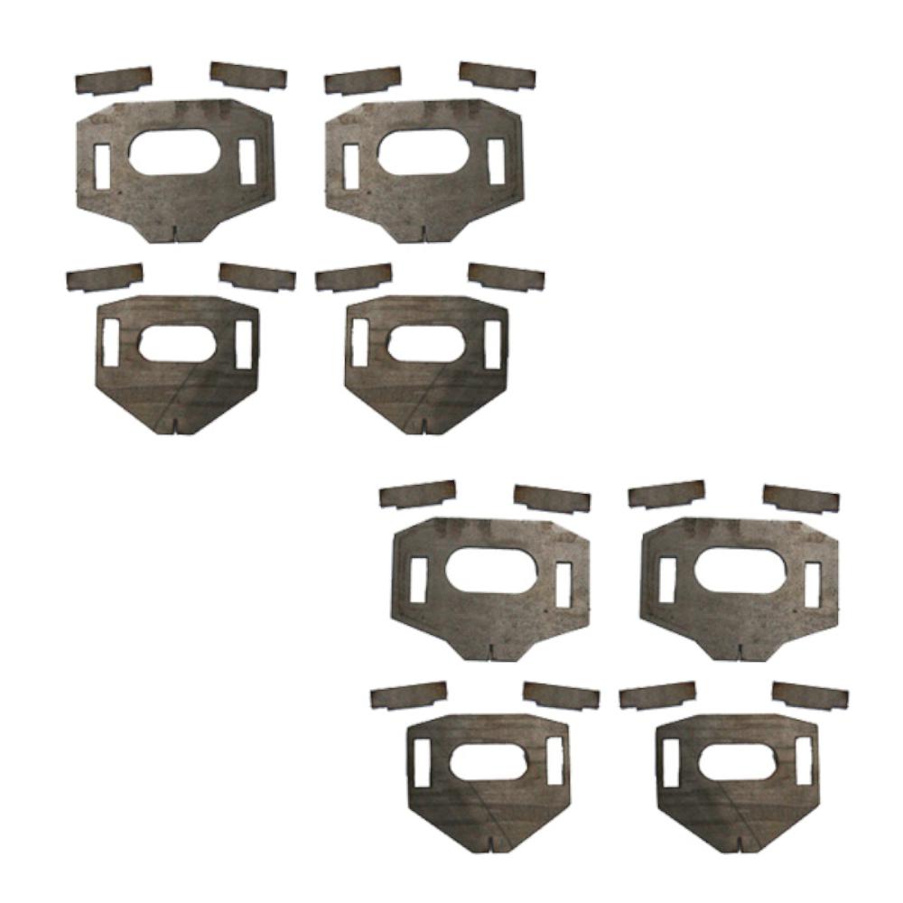 59870 - Total Chaos Lower Control Arm Cam Tab Gussets:  2007-2018 Tundra