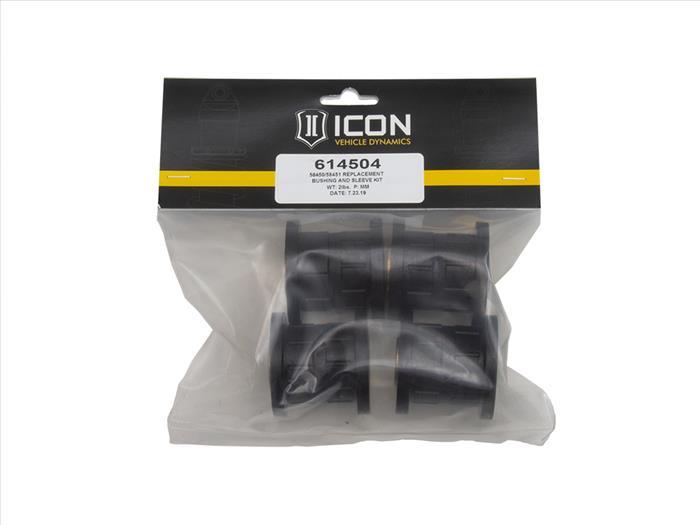 614504 - Icon Replacement Bushing and Sleeve Kit for 58451 &amp; 58450 Upper Control Arms