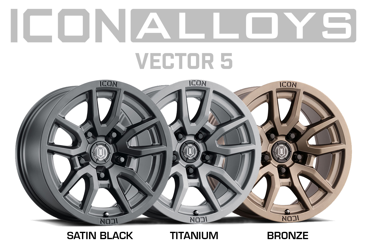 2617855557 - Icon Alloys "Vector 5" Wheels - 5x150