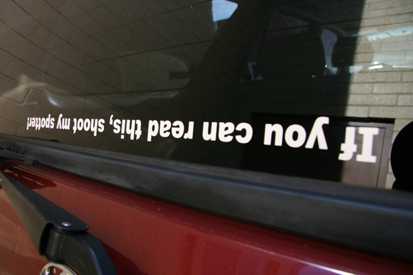 SpotterSTKR - If You Can Read This, Shoot My Spotter Sticker