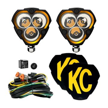 282 "“ KC HiLites FLEX ERA® 3 - 2-Light System - 40W Spot Beam