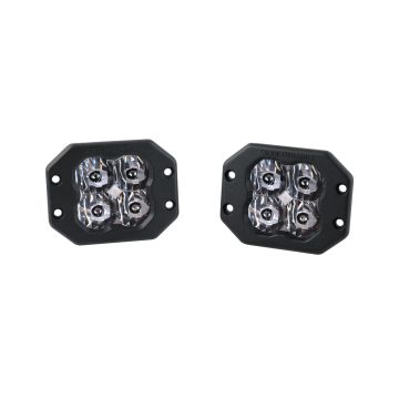 DD6911P - Diode Dynamics SS3 Sport WBL White SAE Driving Flush Mount - Pair
