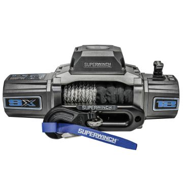 1712201 - Superwinch SX12SR 12000 LBS 12V DC 3/8in x 80ft Synthetic Rope - Graphite Winch