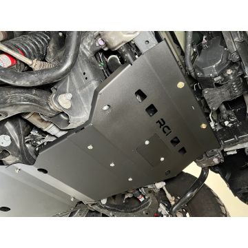 Tun-22-Engine-ALBK - RCI Engine Skid Plate | 22 Tundra-Aluminum / Black Powdercoat