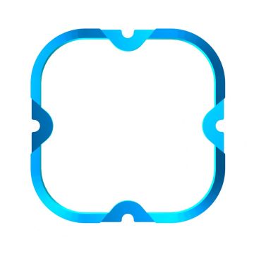 30572 - KC HiLites Flex Era 4 - 1-Bezel Ring - ED Coated Blue