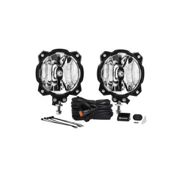 91305 - KC HiLites 6" Pro6 Gravity Led Infinity Ring 2-Light Sytem - 20W Wide-40 Beam