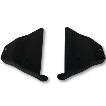 T4R-10-13-06-PC - RCI Metalworks 10+ 4Runner A-arm Skids Not KDSS Equipped-Steel / Black Powdercoat