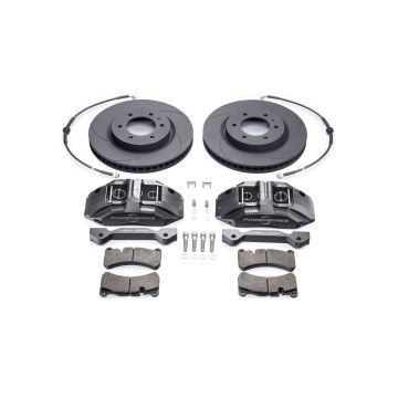 TOY410GREY - Powerbrake Stage-1 /Grey / 6 Piston Caliper & 13.7" 1-Piece Rotor / 03-09 4Runner, 07-14 FJ Cruiser, 05+ Tacoma, 03-09 GX470
