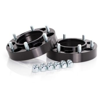 WHS007K - Spidertrax 1.25 inch Thick Wheel Spacers - Hub Centric (Black)