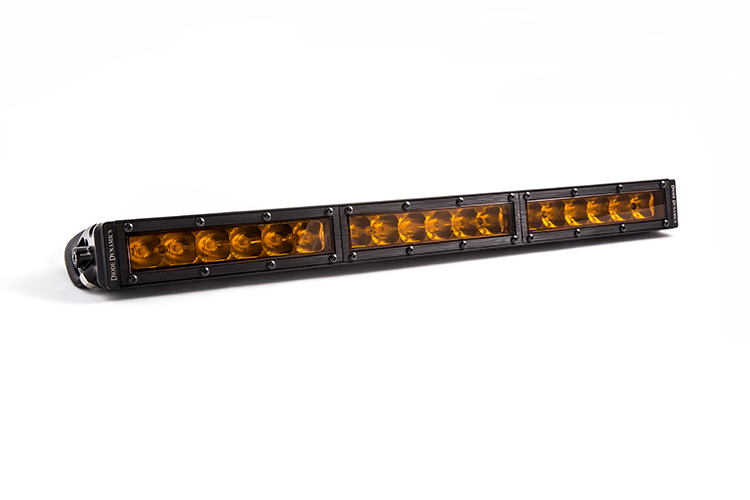DD5038 - Diode Dynamics Stage Series 18 Inch LED Light Bar Single Row Straight Amber Driving Each
