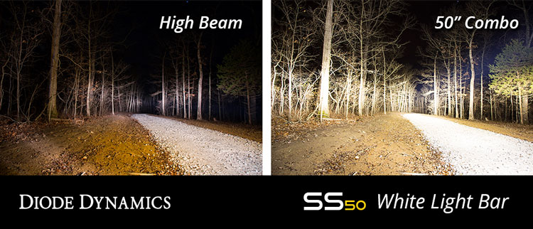 DD6032P - Diode Dynamics 6 Inch LED Light Bar Single Row Straight SS6 White Flood Light Bar Pair