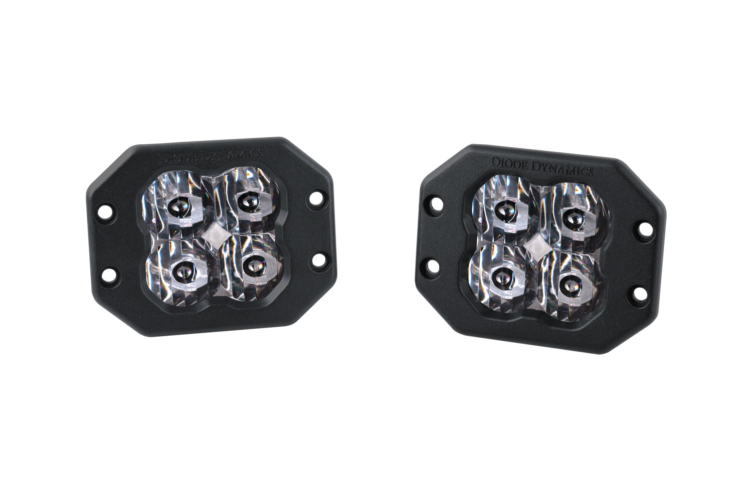 DD6911P - Diode Dynamics SS3 Sport WBL White SAE Driving Flush Mount - Pair