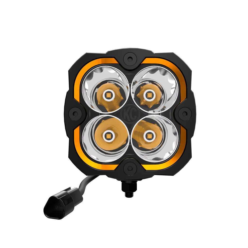 286 - KC HiLites Flex Era 4 - 2 Light System - 80W Spot Beam