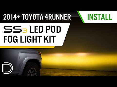DD6187 - Diode Dynamics SS3 Sport Yellow SAE LED Fog Light Kit For 2014-2023 Toyota 4Runner