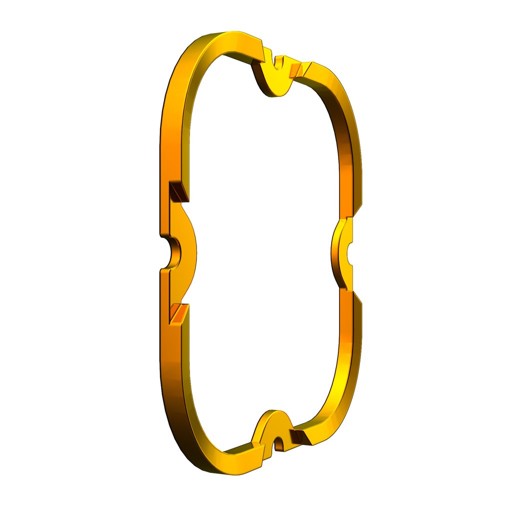30570 - KC HiLites Flex Era 4 - 1-Bezel Ring - ED Coated Gold