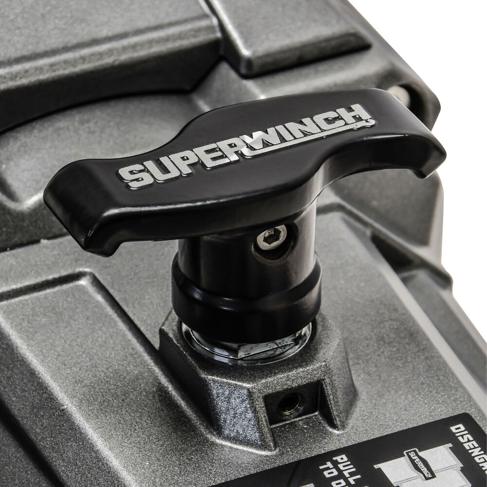 1712200 - Superwinch SX12 12000 LBS 12V DC 3/8in x 85ft Wire Rope - Graphite Winch