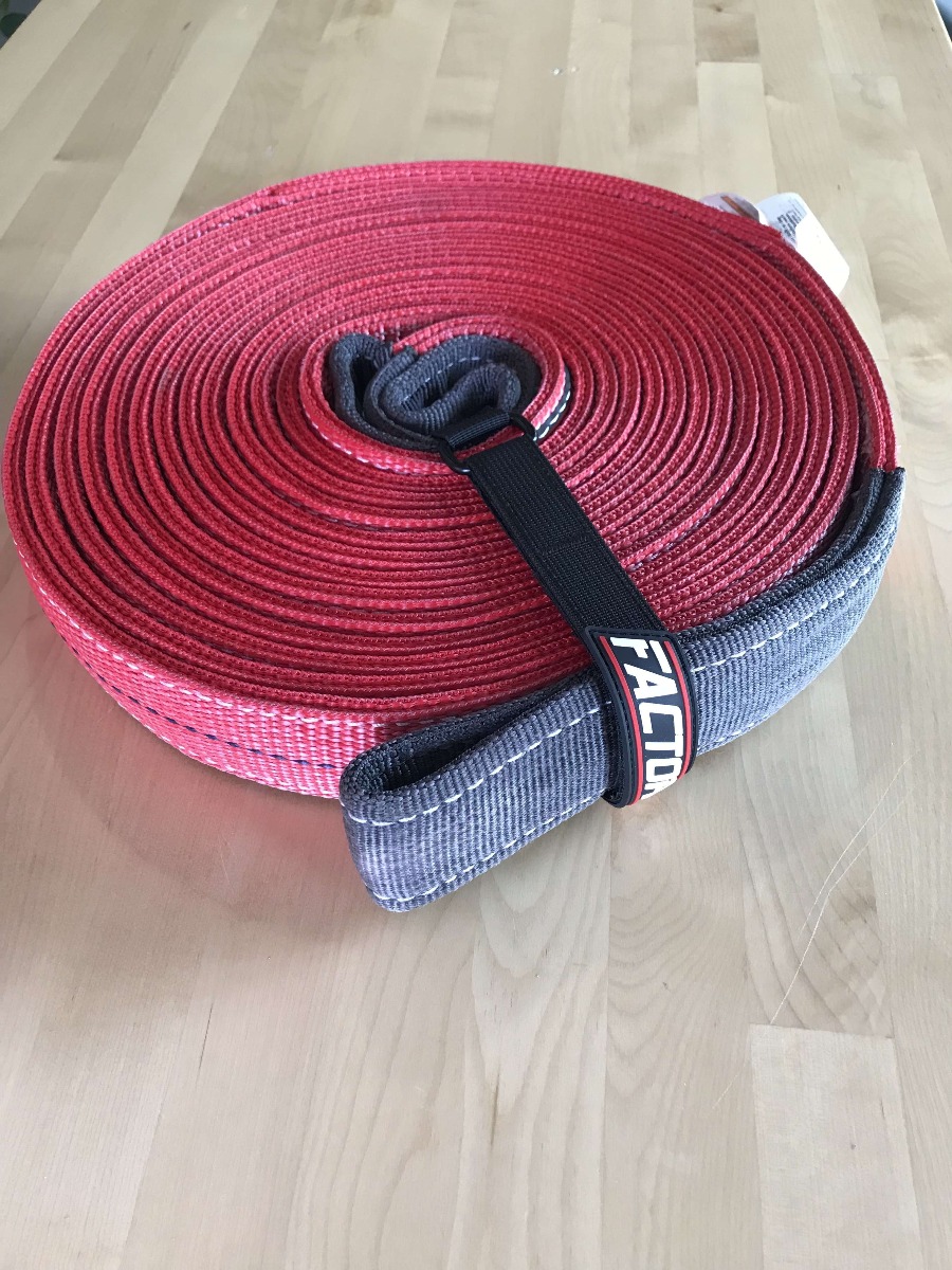 00074 - Factor 55 Standard Duty Tow Strap 30"x2"