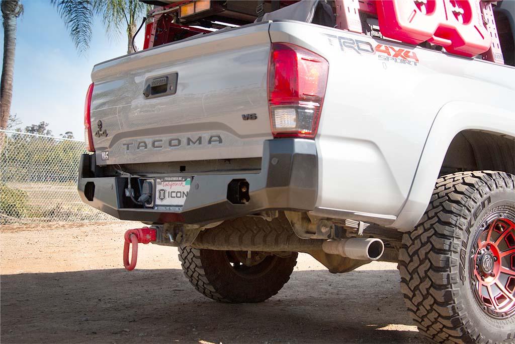 56221 - Icon Tacoma Impact Series Rear Bumper