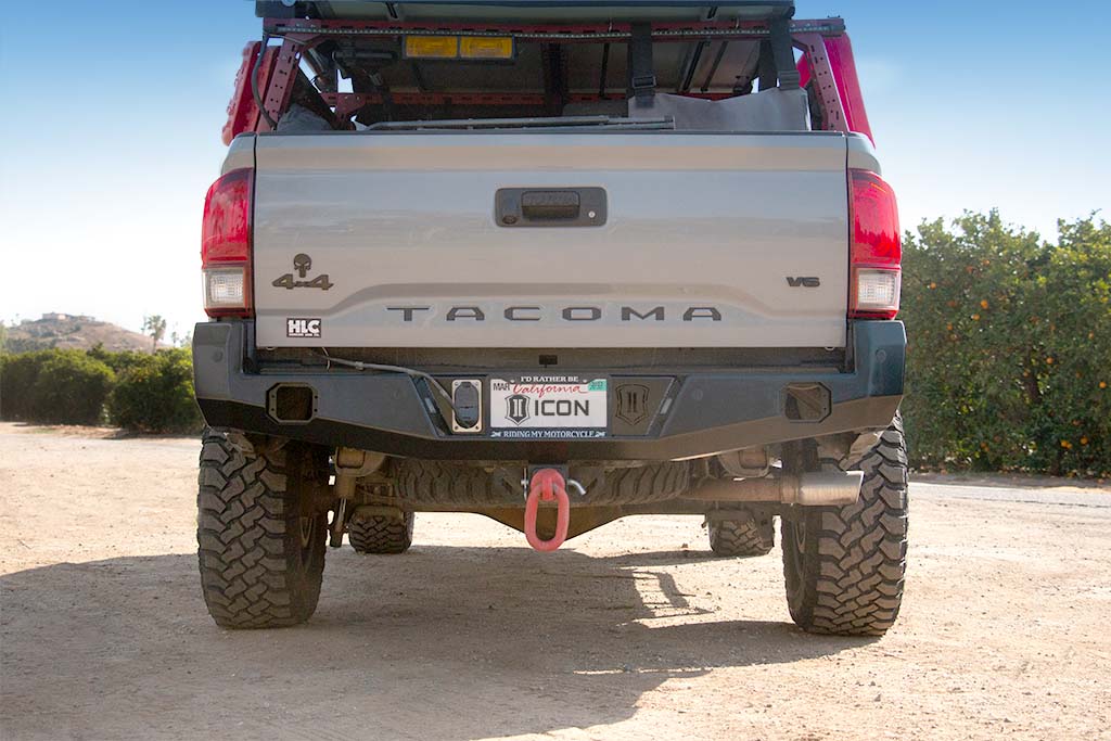 56221 - Icon Tacoma Impact Series Rear Bumper