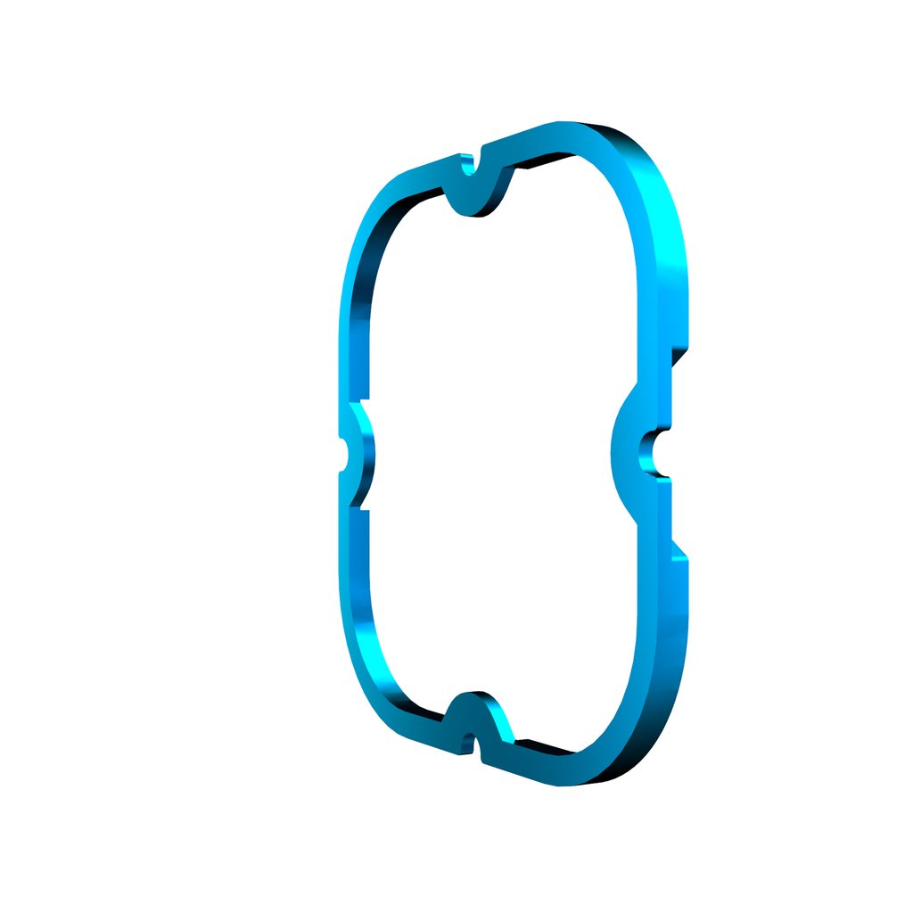 30572 - KC HiLites Flex Era 4 - 1-Bezel Ring - ED Coated Blue