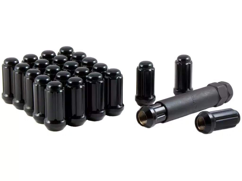K6ES-14150BGR - Gorilla 6 Lug Kit - 14mm x 1.5 ET Style Black Spline Lug Nut Kit