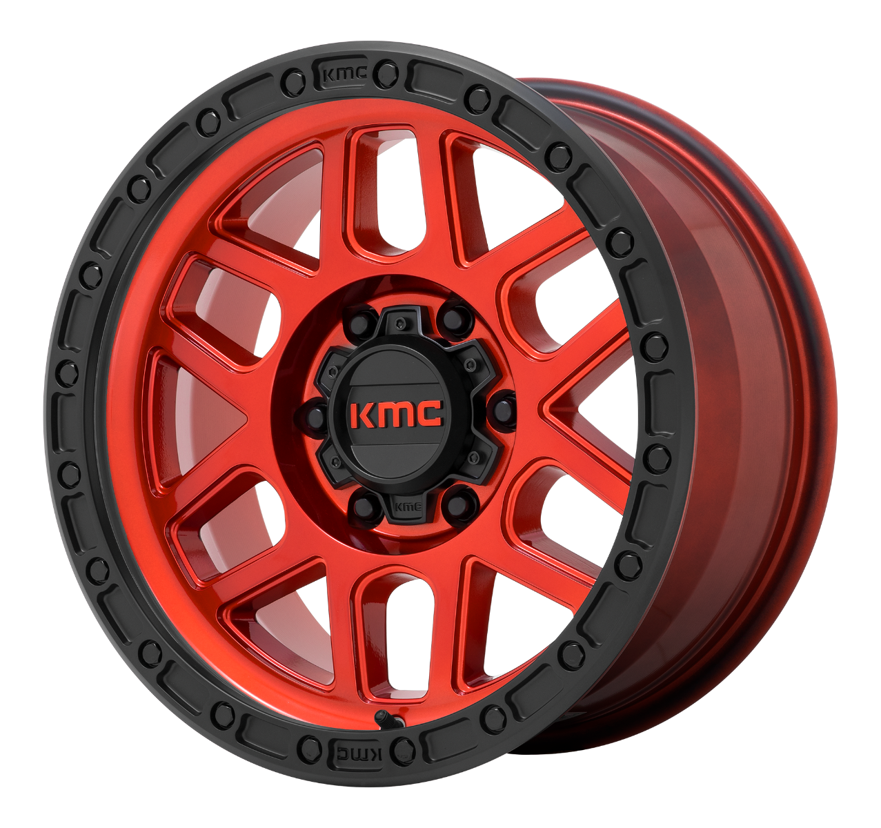 KM54478568900 - KMC544 Mesa Candy Red with Black Ring / 6x139.7