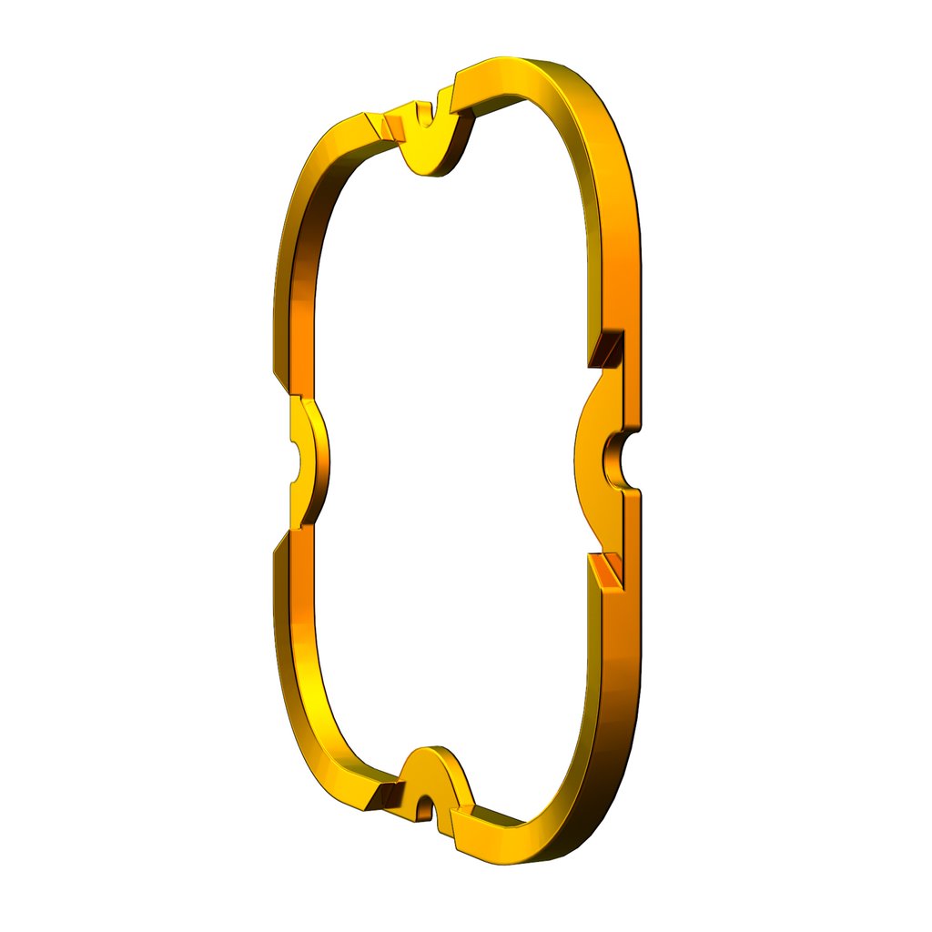 30570 - KC HiLites Flex Era 4 - 1-Bezel Ring - ED Coated Gold