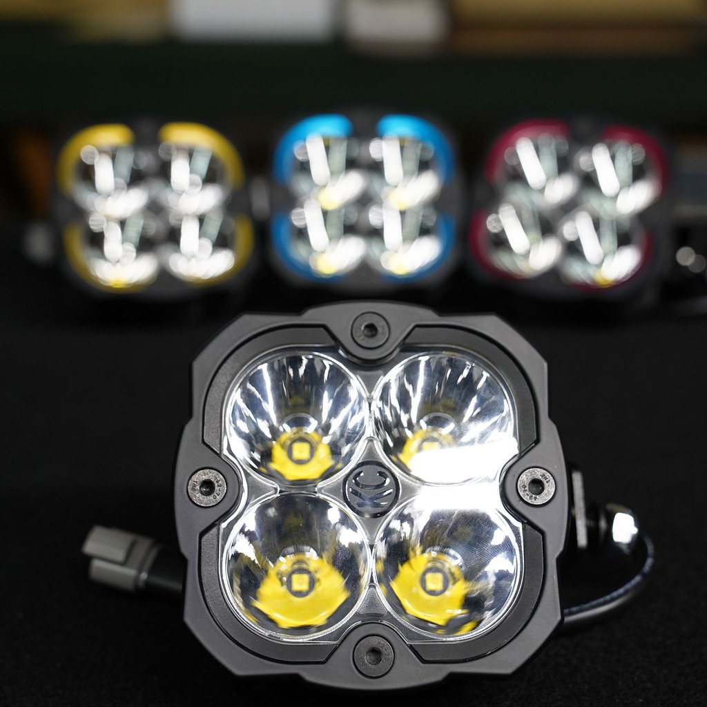30573 - KC HiLites Flex Era 4 - 1-Bezel Ring - ED Coated Black