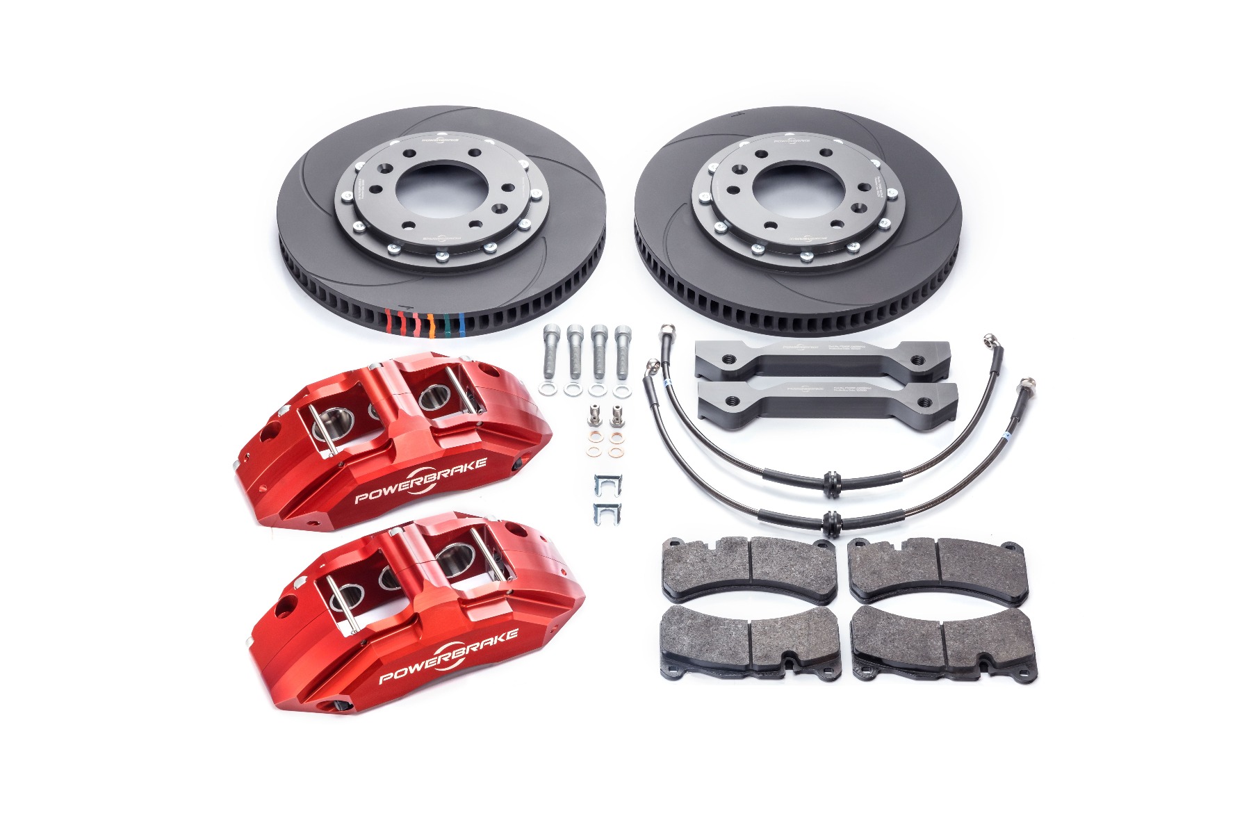 TOY815RED – Powerbrake Stage-2 Big Brake Kit / Red (90-97 LC 80 Series)