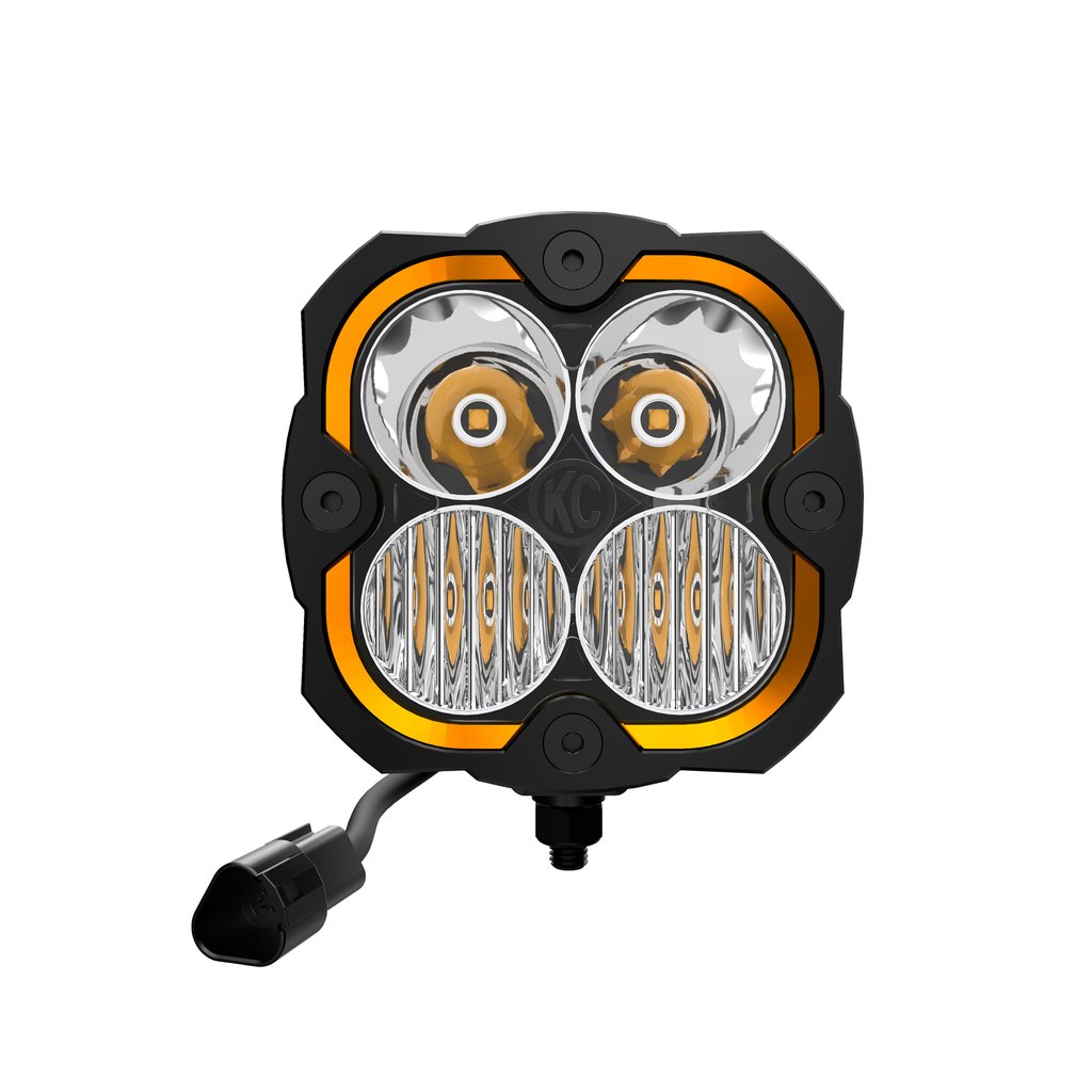 287 - KC HiLites Flex Era 4 - 2 Light System - 80W Combo Beam