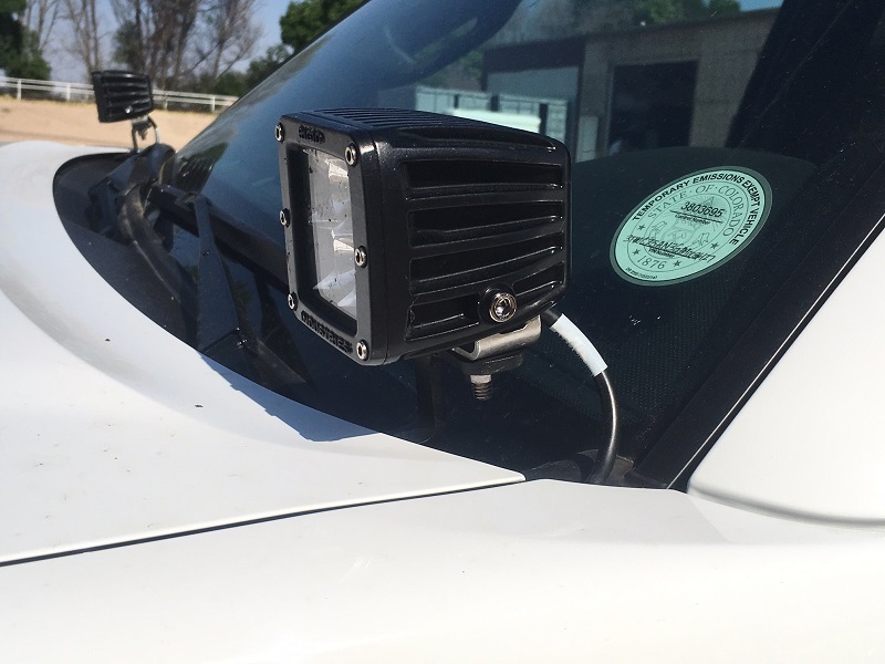 TACO-16-HOODLIGHTMT - RCI Metalworks 2016+ Tacoma Hood Light Mounts