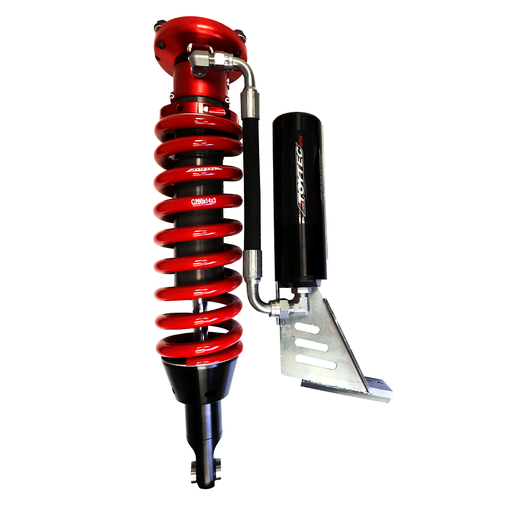 Toytec Boss 2.5 Front Aluma Series Remote Reservoir 2-3" Coilovers for 2005-2023 Tacoma