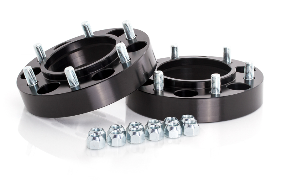 WHS007K - Spidertrax 1.25 inch Thick Wheel Spacers - Hub Centric (Black)