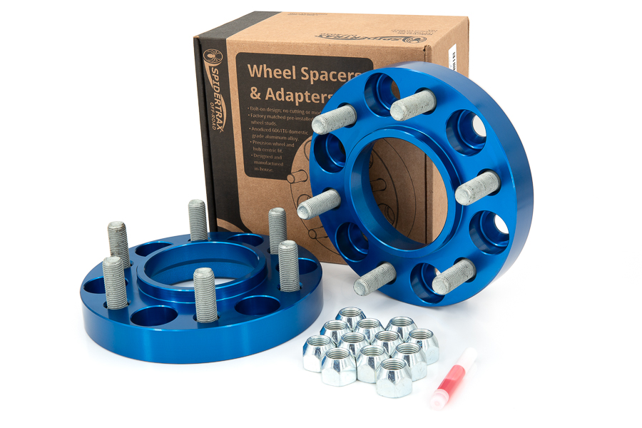 WHS034 - Spidertrax 1 inch Thick Wheel Spacers (Blue) - 2022 Tundra