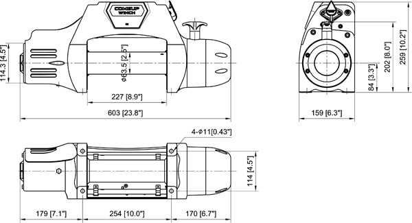 295855 - Comeup SEAL Gen2 9.5si, 12V WINCH