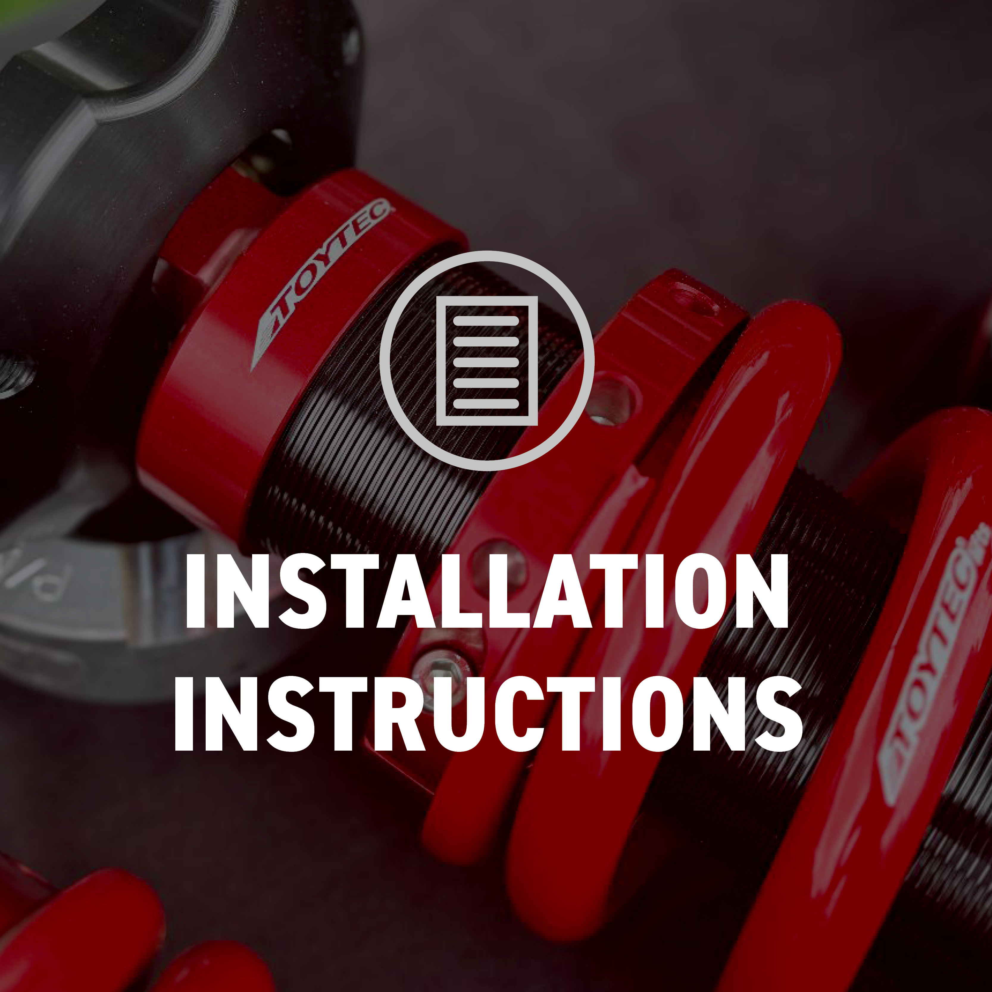 Installation instructions for your ToyTec products